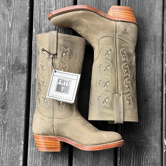 Vintage Frye Austin Western Style Campus Boots NWT - Picture 6 of 9